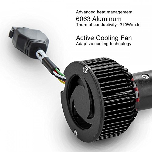 H7 2in1 LED Headlight Bulb Kit - XKchrome Smartphone App-enabled Bluetooth RGB Devil Eye + LED Headlight Conversion