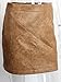 Simplee Apparel Women's High Waist Bodycon Faux Leather Pencil Skirt, 4/6, Medium, Camel