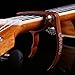 Ohuhu Guitar Capo for Acoustic, Electric Guitars, Ukulele, Zinc Alloy- Quick Change Guitar Capo With Free 5 Picks & Pick Holder(RoseWood Color), Acoustic Guitar Accessories Trigger Capo Key Clamp
