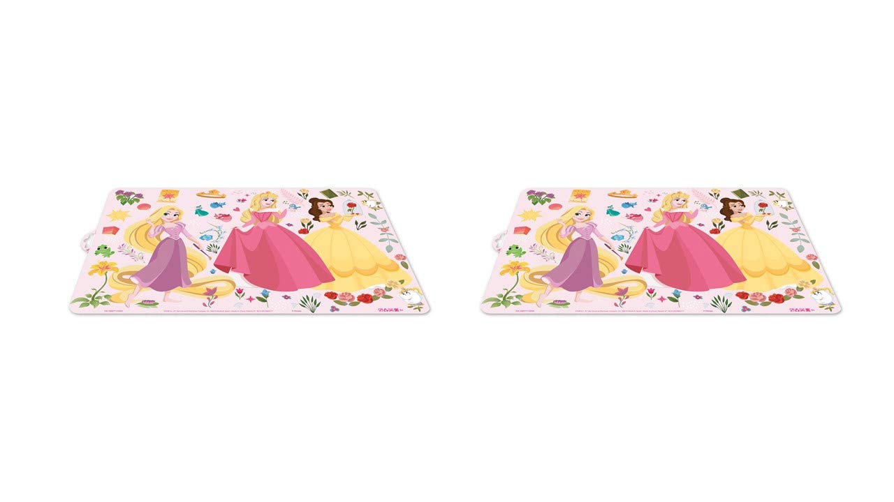 ALMACENESADAN 2445; pack 2 Disney Princesses baby placemats; dimensions