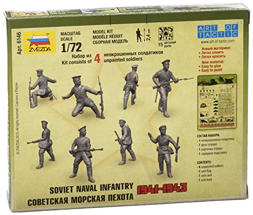 Zvezda Models 1/72 Soviet Naval Infantry WWII