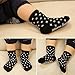 YOHOOLYO Baby Socks 10 Pairs Assorted Non Skid Cotton Socks 16-36 Months Walker Boys Girls Toddler Anti Slip Stretch Knit Stripes Star Sneakers Crew Socks