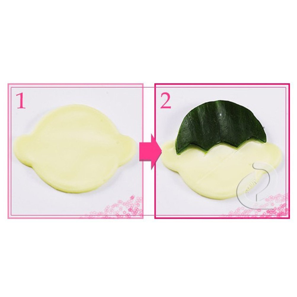 OHF 3 in 1 Bento Accessories Various Emotion Expression Rice Mold Onigiri Shaper and Dry Roasted Seaweed Cutter Set