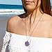 Harmony Flower Essential Oil Diffuser Aromatherapy Necklace, Silver Locket Pendant & 24