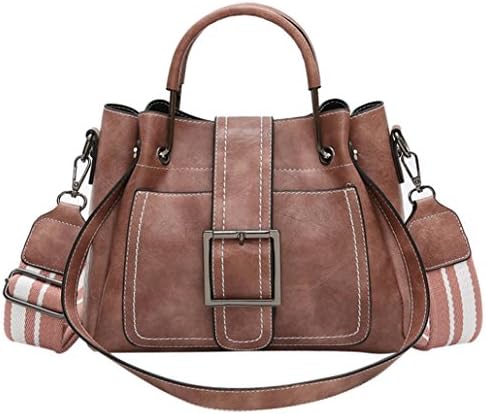 Clearance! Hot Sale! Women Handbag, Neartime Fashion Retro Leather Shoulder Bags With Corssbody Bag Top Handle Bags Lady's Purse (❤️26.5cm(L)×11.5cm(W)×21cm(H), Pink)