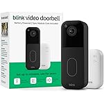 Blink Video Doorbell – Head-to-toe HD view, two-year battery life, and simple setup. Sync Module Core included – System (Blac
