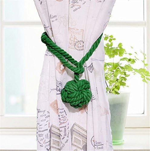 1 Piece Fine Handmade Tied Ball Curtain Clip Tiebacks Cotton Rope Buckle Holdbacks¡¡