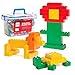 Best Choice Products Deluxe 1000-Piece Building Brick Blocks Set w/ Carrying Case, 14 Shapes, 10 Colors - Multicolor