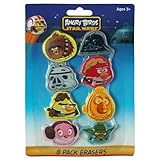 Angry Birds Star Wars Shaped Erasers - 8 pack