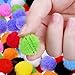 Outus Pompoms for Craft Making and Hobby Supplies 0.4 Inch, 1000 Pieces, Assorted Colors