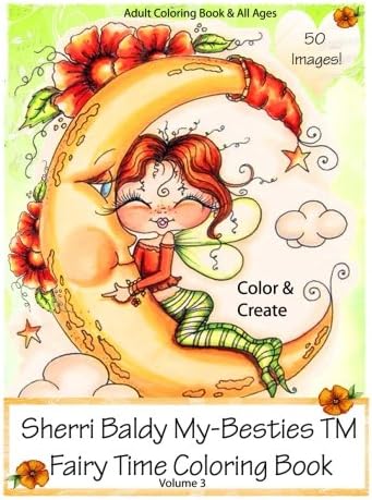 Sherri Baldy My-Besties Fairy Time Coloring Book