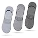 No Show Socks Women Non Slip Sock Cotton Low Cut Liner 3 to 6 Pack (D5-3 Pairs)