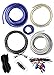 SoundBox T4AW-B, 4 Gauge Amp Kit Complete Amplifier Install Wiring Cable - 4500W