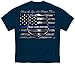 Blue Lives Matter Law Enforcement, Police T-Shirt by Erazor Bits, Navy Blue