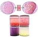 78PCS Slime Supplies Kit Include Sugar Paper Accessories Floam Beads Fishbowl Beads Glitter Jars Heart Slices Shell Slime Kits to Make Slime Toys
