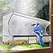 Window Bird Feeder,Bird House Crystal Clear Acrylic with Removable Tray, Drain Holes and 3 Heavy Duty Suction Cups with Hooks,Weatherproof Design,Drains Rain Water.