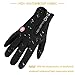 Lonew Touch Screen Gloves, Winter Warm Thermal Gloves Black Gel Men & Women Gloves for Cycling, Running, Climbing and Winter Outdoor Sports - Waterproof & Windproof and Adjustable Size