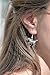 Horse Earrings [Galloping/Prancing] Crystal Paved