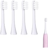 Toothbrush Replacement Heads Compatible with Hismile | Click-on Handles,Soft Bristles,4 Pack,Electric Toothbrush Accessories
