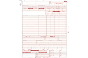 THE FILING SUPPLIES SHOP UB-04 Hospital Claim Form Laser-Cut Sheet (1,000/case)