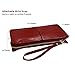 Befen Smartphone Wristlet Wallet Organizer with Credit Card Holder/ Wristlet - for Cellphone Up To 6 x 3.1 x 0.5 Inches - Jester Red
