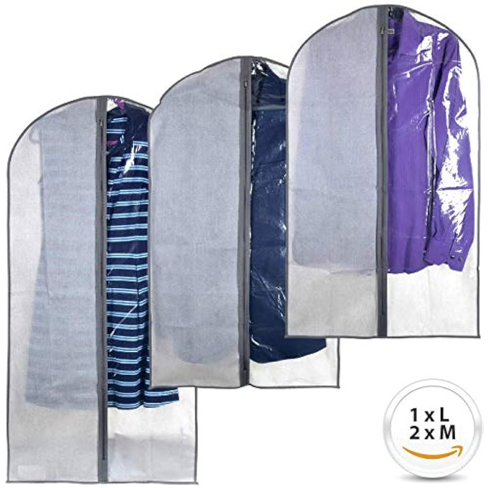 Perfect Garment Bags Suits Dress Set Easy Storage Travel Home " Kitchen eBay