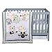 Trend Lab Safari Rock Band 6 Piece Crib Bedding Set, Green/Blue