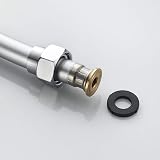 GRIFEMA 1.8m Shower Hose Universal G1/2 Brass Connectors Anti-Kink view 3