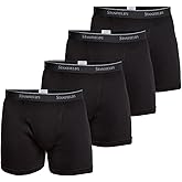 Stanfield's Men's Premium Cotton Boxer Briefs, 4 Pack