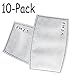 10 Packs of Adult's Mask Fliters PM 2.5 Cotton Face Mouth Carbon Mask Muffle Respirator Replacement Comfy Reuseable Dustproof Antibacterial Mouth Cover Fliters Face Protective Guaze Mask Fliters