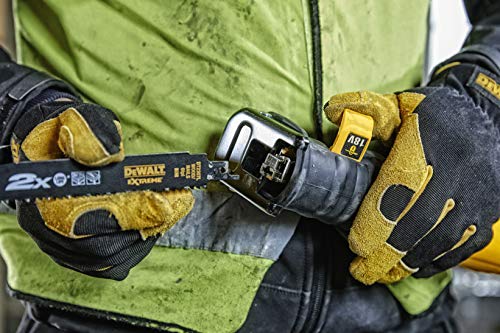 DeWalt Akku-Säbelsäge (18V, elektrische Hubzahl-Regulierung und elektronische Motorbremse, werkzeuglose Sägeblatt… – Bild 8