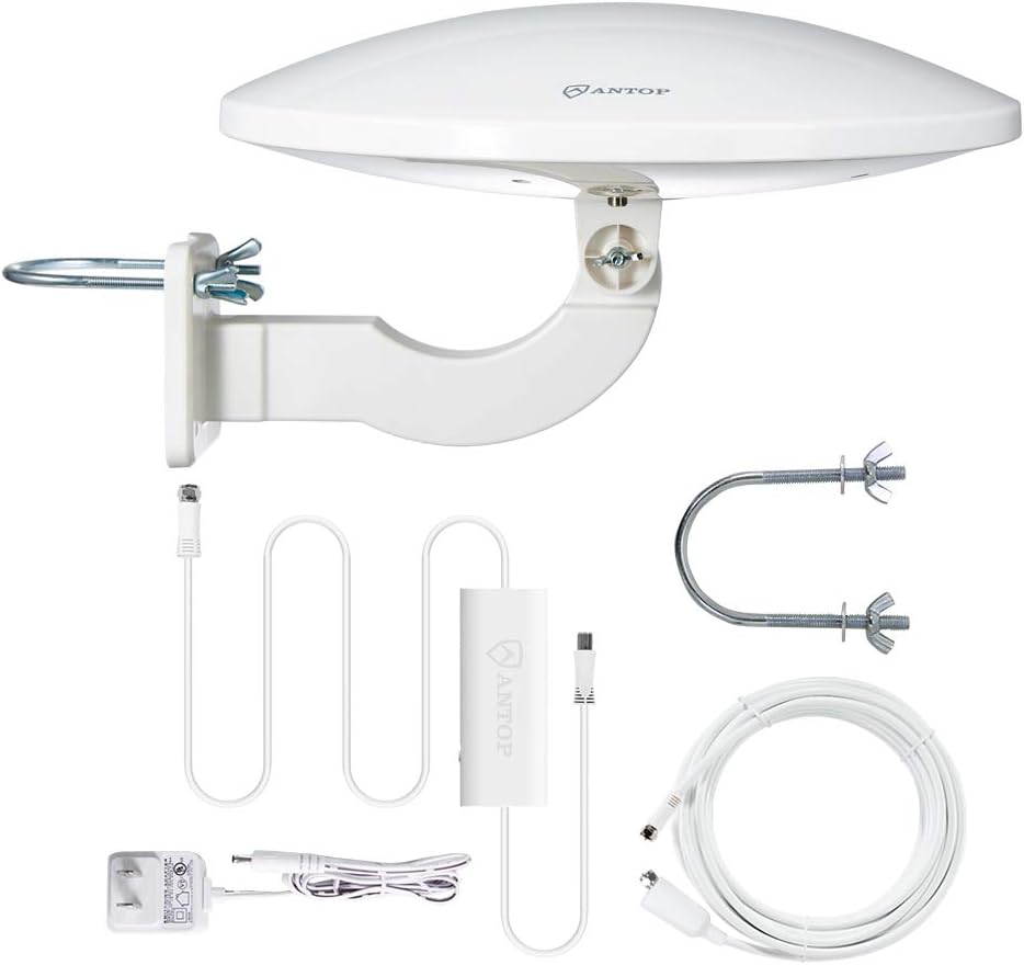 ANTOP Outdoor Indoor Omnidirectional HDTV Antenna, High