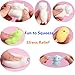 LightAngel 16pcs Squishy Toys Filled Easter Eggs,Easter Basket Stuffer Fillers,Food Grade Prefilled Easter Eggs with Surprise Funny Toys,Prize Rewards for kids,Soft Stress Relief