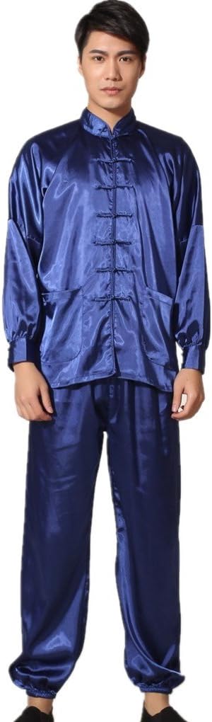 Shanghai Story Men's Chinese Wushu Suit Kung Fu Suit Solid Tai Chi Uniform