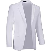 Mens Suit Jackets Casual Two Button Slim Fit Blazers Suit Separates Coat Sport Coats with Pockets for Wedding Prom Party