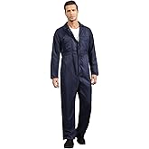 wyefeu Navy Blue Jumpsuit for Men,Adult Coveralls Costume