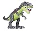 CifToys Ultimate Tyrannosaurus Rex Dinosaur Toys–Large & Realistic Jurassic T-Rex Action Figure with Real Sounds, Walking, Moving & Glowing Dino Figurine, Perfect Gift–Battery Powered (Green)