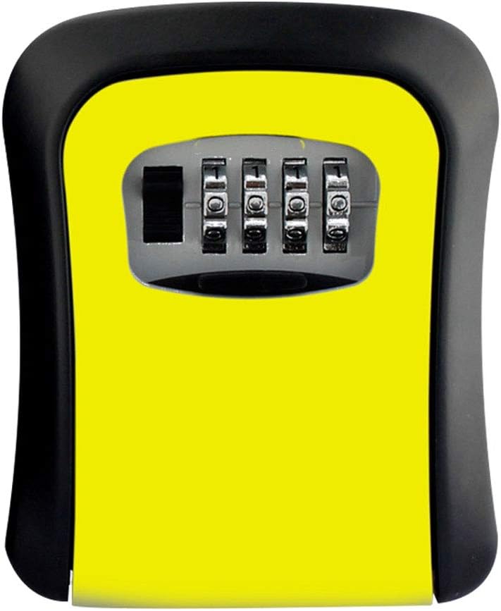 YDBET Key Storage Lock Box 4Digit Combination Lock Box