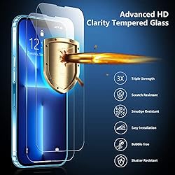 SPIDERCASE for iPhone 13 Pro Max Case, [Crystal