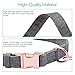 ORIA Dog Leash, Dog Collar Set, 6.56ft Dog Lead Dog Collar, 3 Adjustable Lengths, with Strong Soft Wool, for Small, Medium, Large Dogs Walking, Running, Training, Medium Size, 15.7 inch - 26 inch