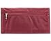Big Skinny Women's Monte Cougar Tri-Fold Checkbook Wallet, Holds Up to 60 Cards, Red