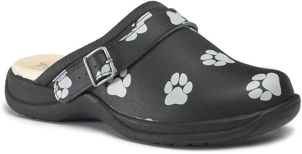 paw print clogs