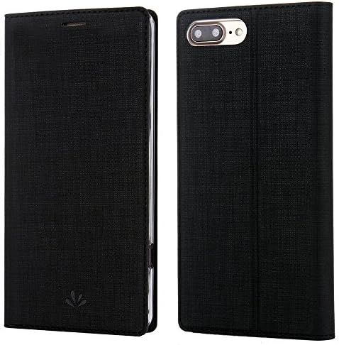 Oneplus 5 Case,PU Leather wallet Slim Thin case Flip Folio [Kickstand Feature] with ID&amp;Credit Card holder Magnetic Closure TPU Bumper Full cover case for Oneplus 5 (Black)
