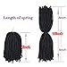 1 pack spring twist crochet braiding hair Ombre Colors Synthetic Hair Extension T30