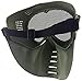 SportPro Mesh Eye Protection Full Face Mask for Airsoft - Green