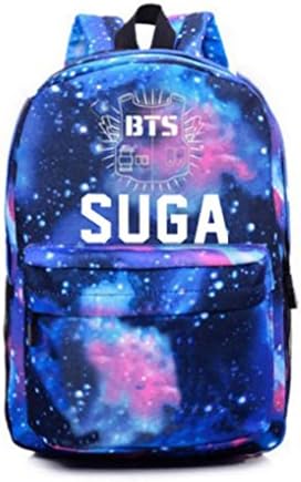 Venaster Starry Sky Backpack Unisex School Bag Travel Bag Canvas Rucksack Satchel Hiking Bag Galaxy Knapsack