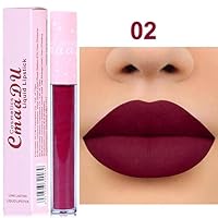 Unpara 6 Colorr Velvet Matte Lipstick Long Lasting Waterproof Matte Liquid Lip Gloss Lip Liner Cosmetics (B)