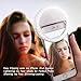 Photo Shoot Selfie Ring Light Clip for iPhone iPad [Portable] Girl Night Light [36 LED Light Bulbs] for Perfect Face Slimming Brightness-Pink