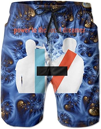 Twenty_One_Pilots_Power_To_The_Local_Dreamer Mens Sport Comfortable Swim Trunk Shorts Pants