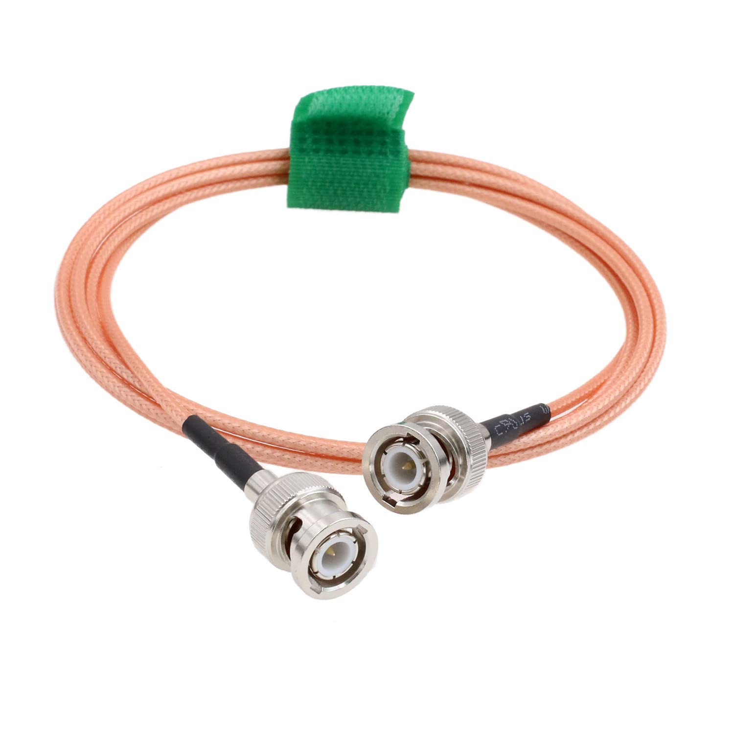 HangTon BNC HD 3G SDI Video RF Cable Coax Jumper Adapter 50 Ohm RG316 BNC Male to Male Camera Monitor Radio Antenna, Low Loss Signal Transmission (1)